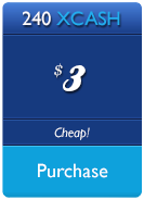 Buy 240 XCash - $3.00