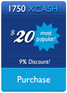 Buy 1750 XCash - $20.00