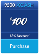 Buy 9500 XCash - $100.00